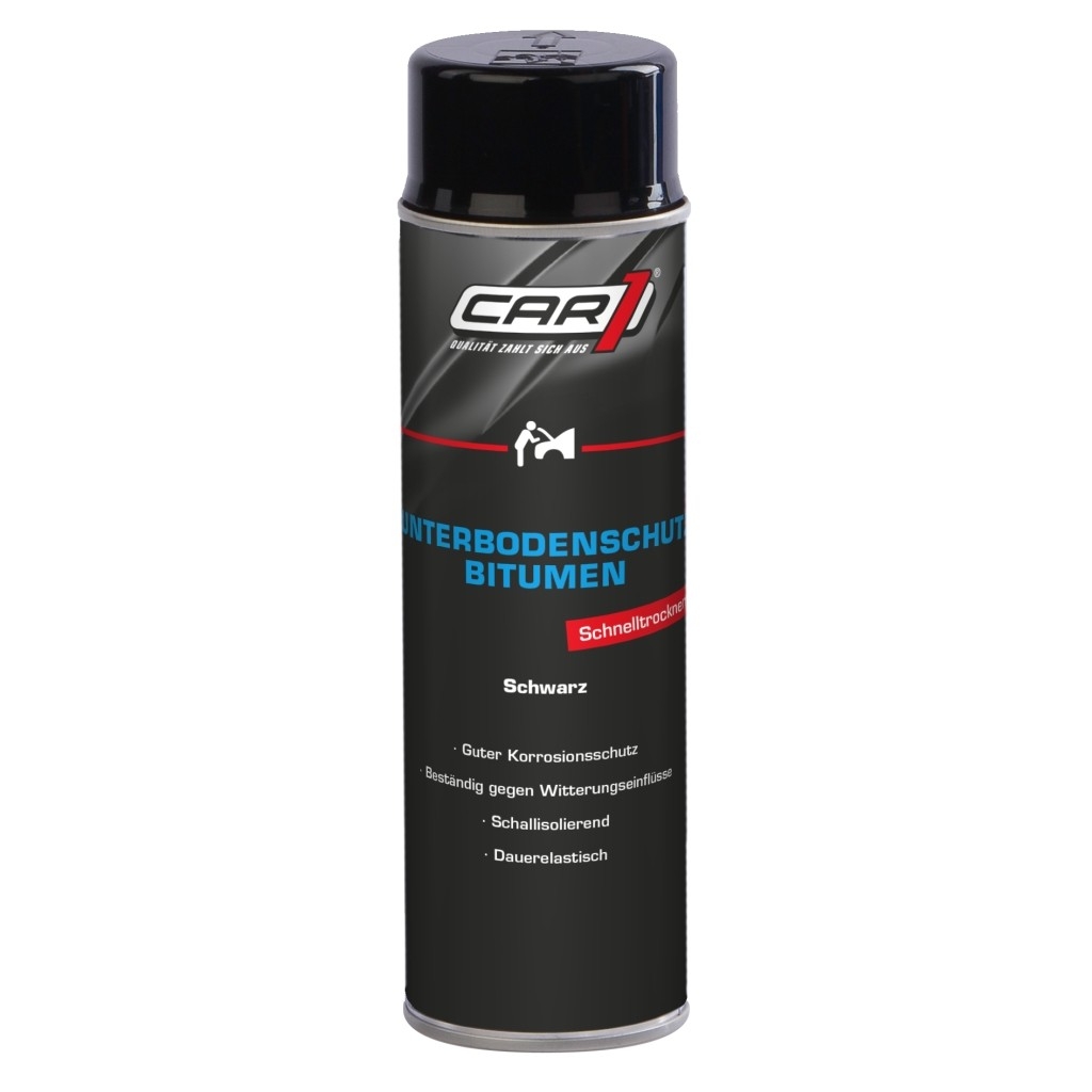 Bild von Unterbodenschutz Bitumen 500ml - Spray, schwarz, CAR1 (VPE=1 Stück)